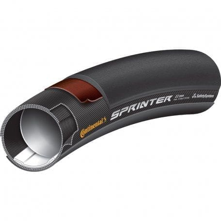 Tubular Continental Sprinter 28" 22Mm Negro - Imagen 3