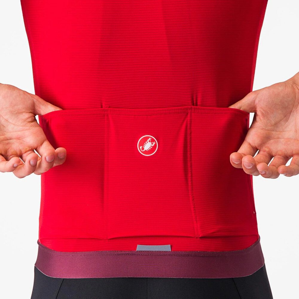 Maillot Castelli Espresso Rojo Jersey - Imagen 6
