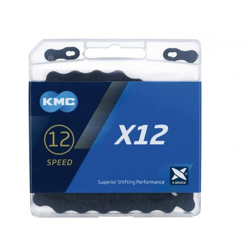 kmc-cadena-x12-negra-126-eslabones-12v-2-bicimax