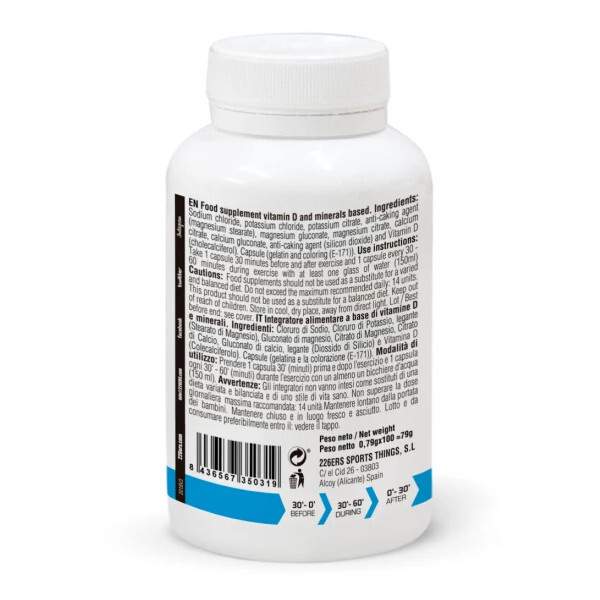 Bote 226ERS Salts Electrolytes 100 Capsulas - Imagen 2