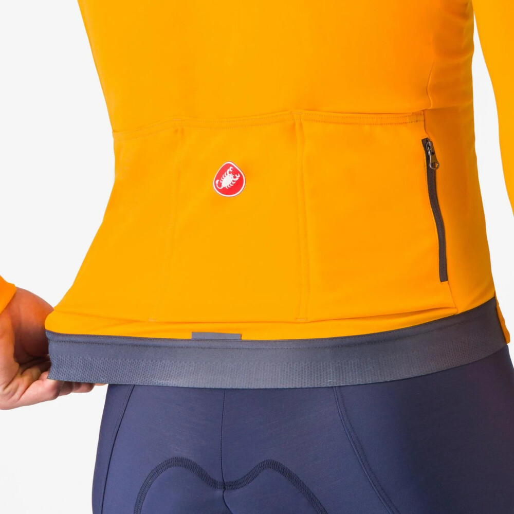 Maillot Castelli Espresso Thermal Naranja - Imagen 6
