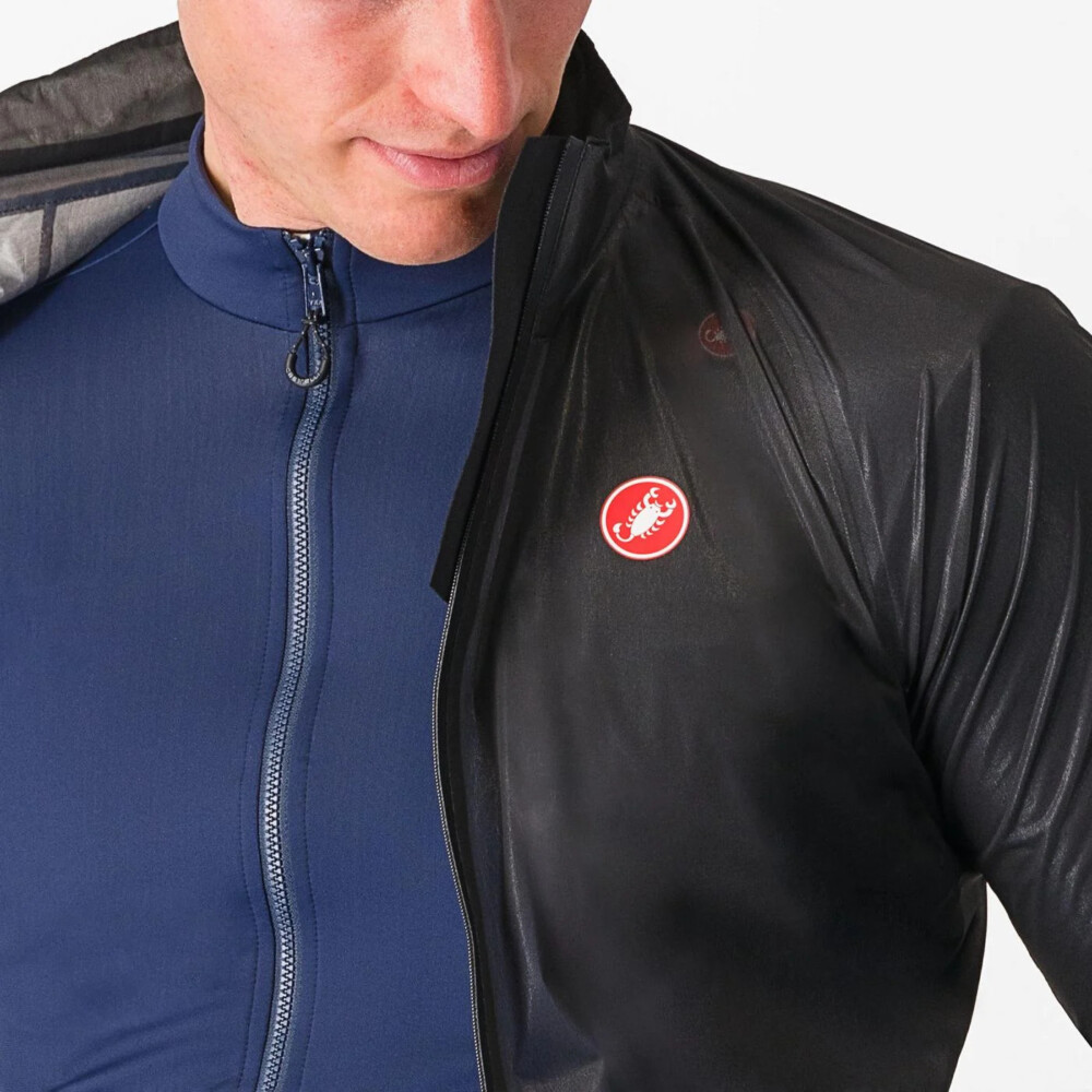 Castelli Chubasquero/Paravientos Squall Shell Negro Jacket - Imagen 4