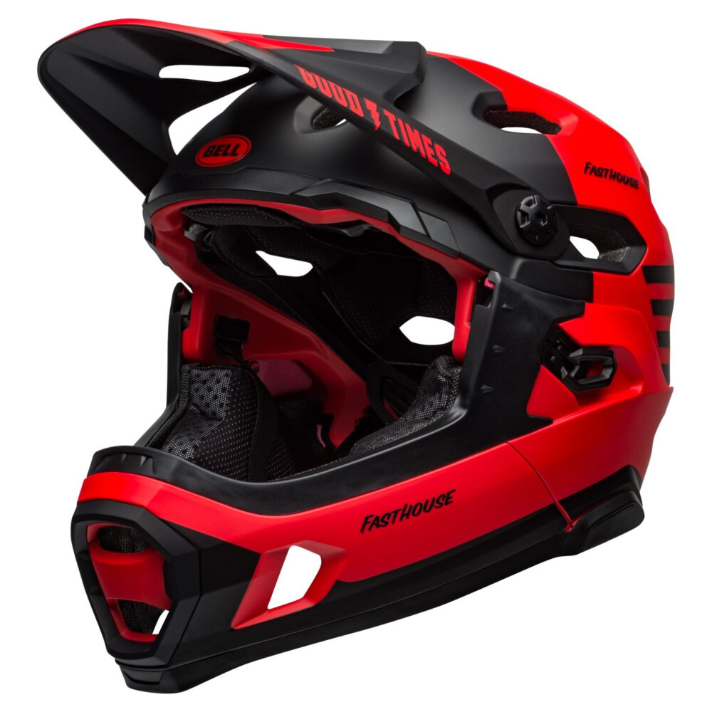 Casco Bell Super DH Spherical Rojo Fasthouse - Imagen 2