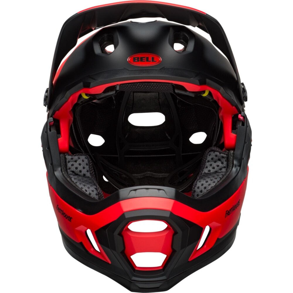 Casco Bell Super DH Spherical Rojo Fasthouse - Imagen 3