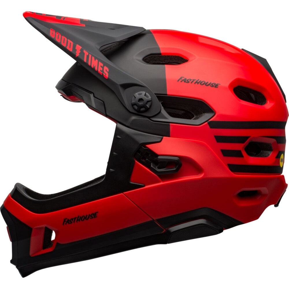 Casco Bell Super DH Spherical Rojo Fasthouse - Imagen 6