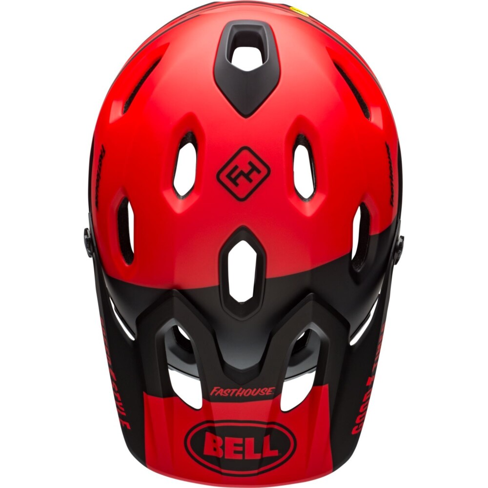 Casco Bell Super DH Spherical Rojo Fasthouse - Imagen 7