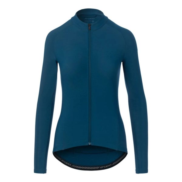 maillot-mujer-giro-chrono-ls-thermal-azul-jersey-woman-bicimax