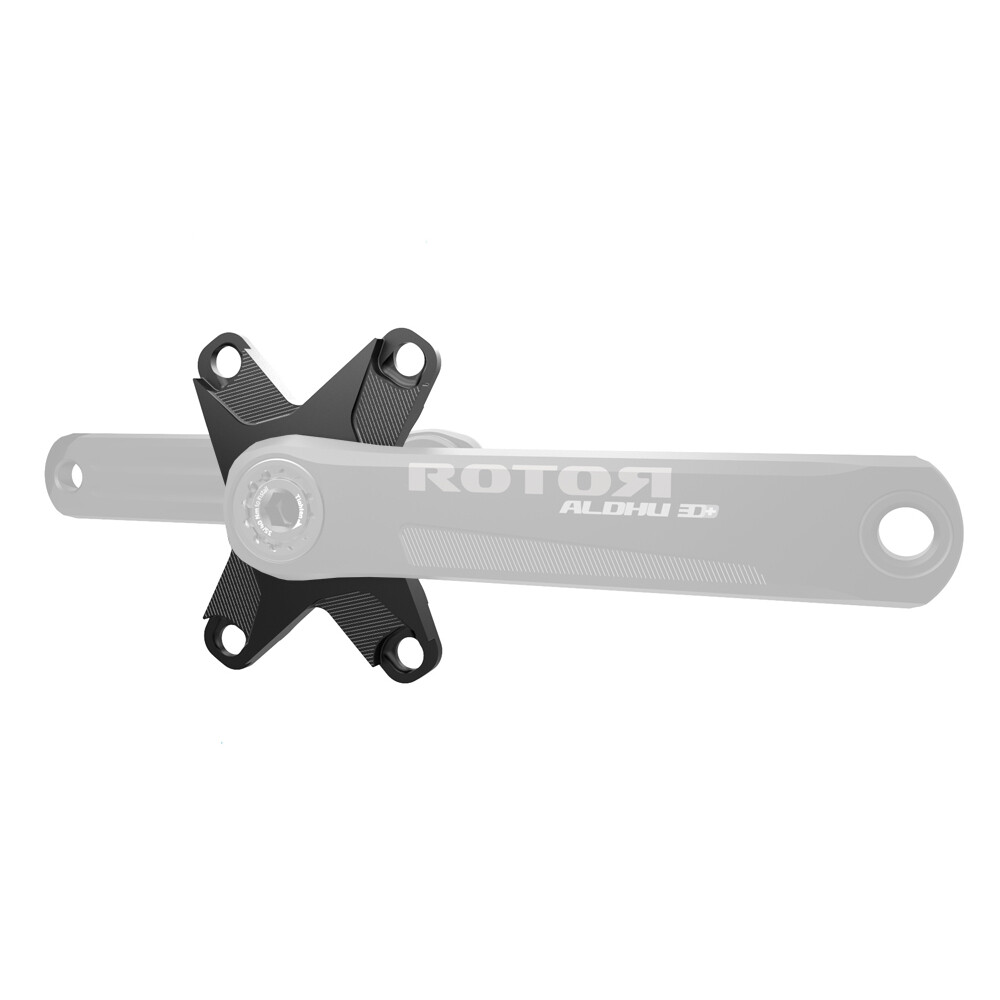 Araña Rotor Spider Road BCD 110X4 Din 2X/1X Gloss Black - Imagen 4