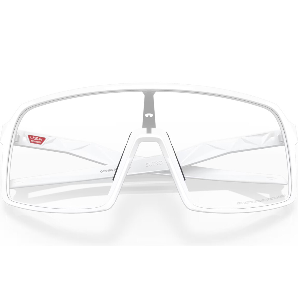Gafas Oakley Sutro Matte White/Clear Photochromic - Imagen 5