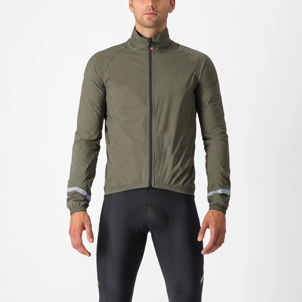 Chubasquero Castelli Emergency 2 Verde Rain Jacket - Imagen 7