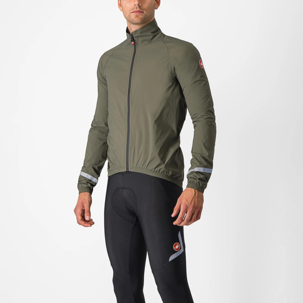 Chubasquero Castelli Emergency 2 Verde Rain Jacket - Imagen 5