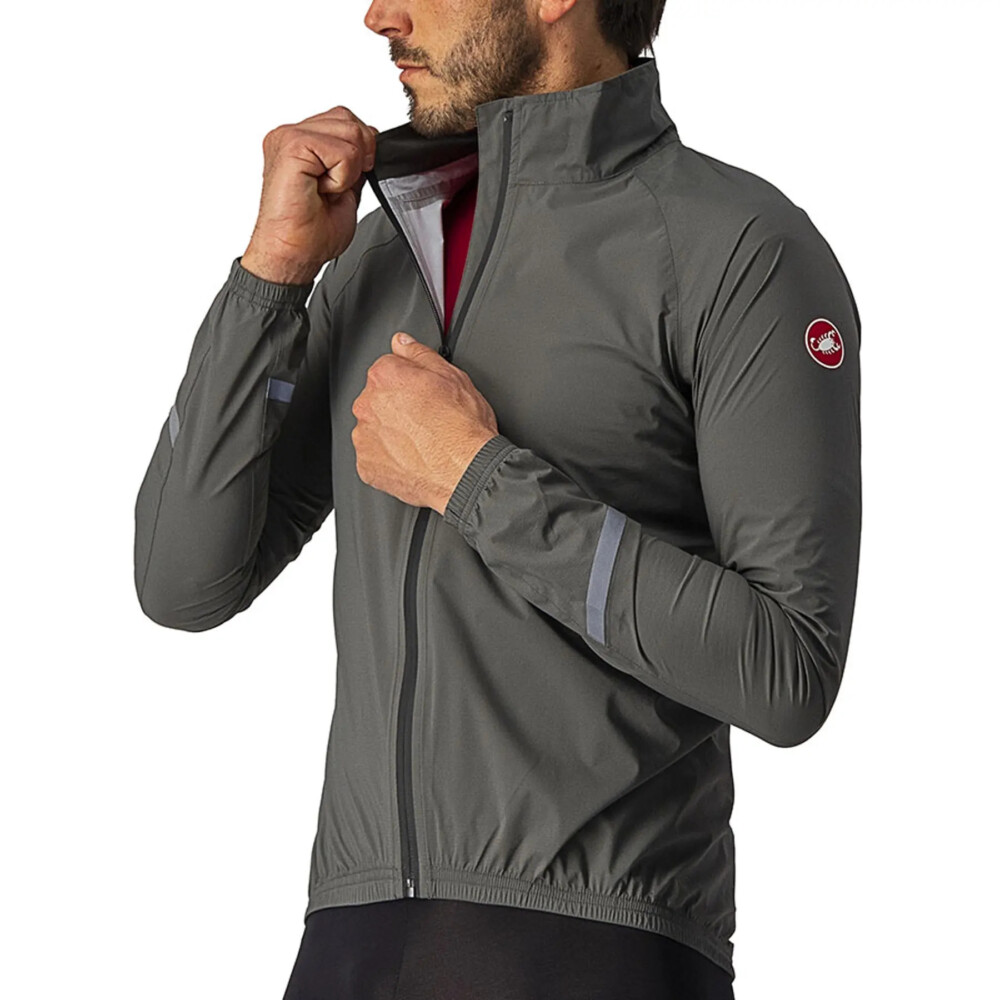 Chubasquero Castelli Emergency 2 Verde Rain Jacket - Imagen 3