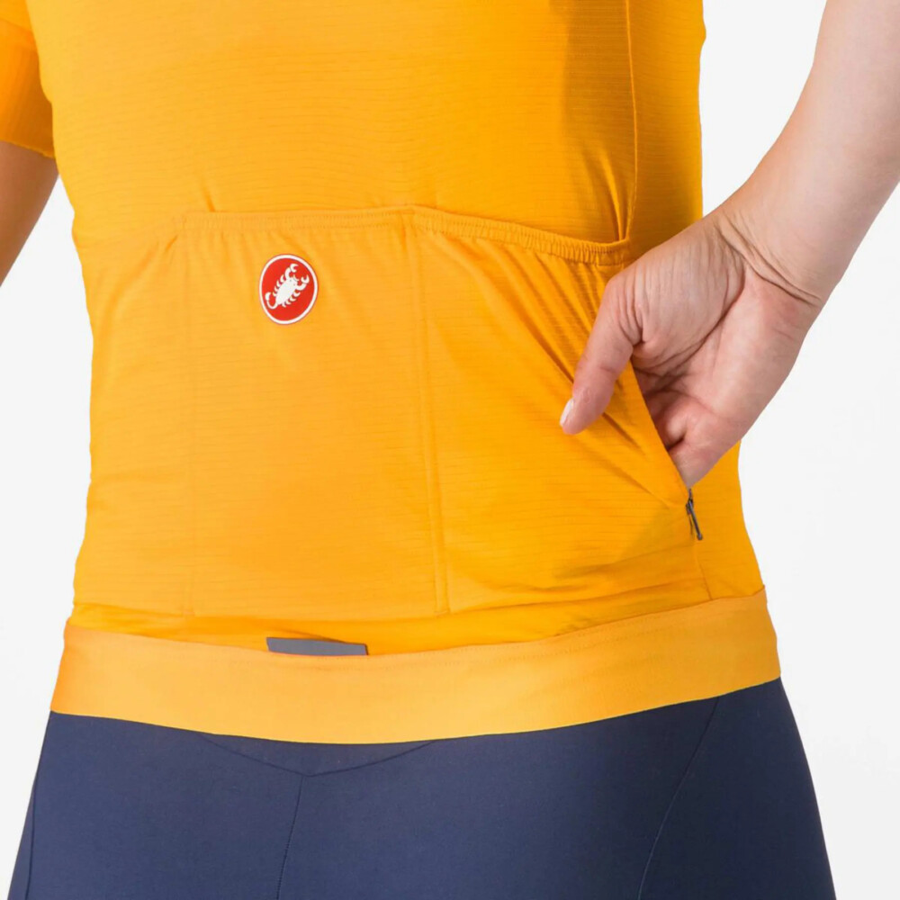 Maillot Castelli Espresso W Naranja - Imagen 4