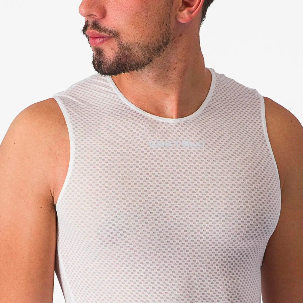 Camiseta Interior Castelli Pro Mesh 2.0 Blanco - Imagen 6